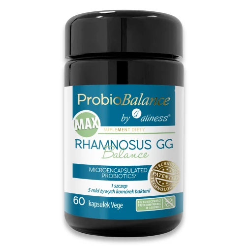 ProbioBALANCE - MAX Rhamnosus GG Balance 5 mld. - 60 kapsułek ProbioBALANCE - MAX Rhamnosus GG Balance 5 mld. - 60 kapsułek